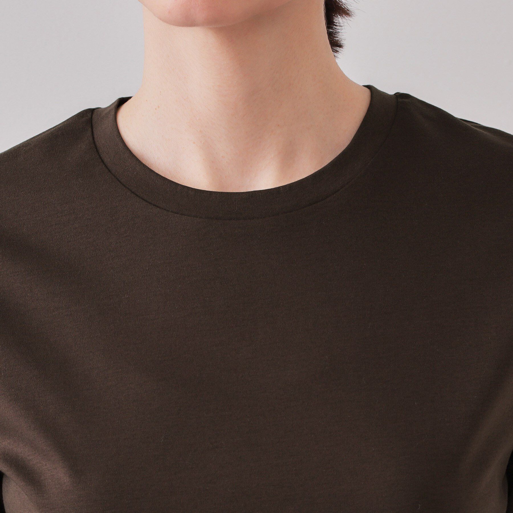 OPAQUE.CLIP「《5色展開／SS-LLサイズ》ベーシックTシャツ【UV／接触冷感／洗濯機洗い可】」|Tシャツ・カットソー|