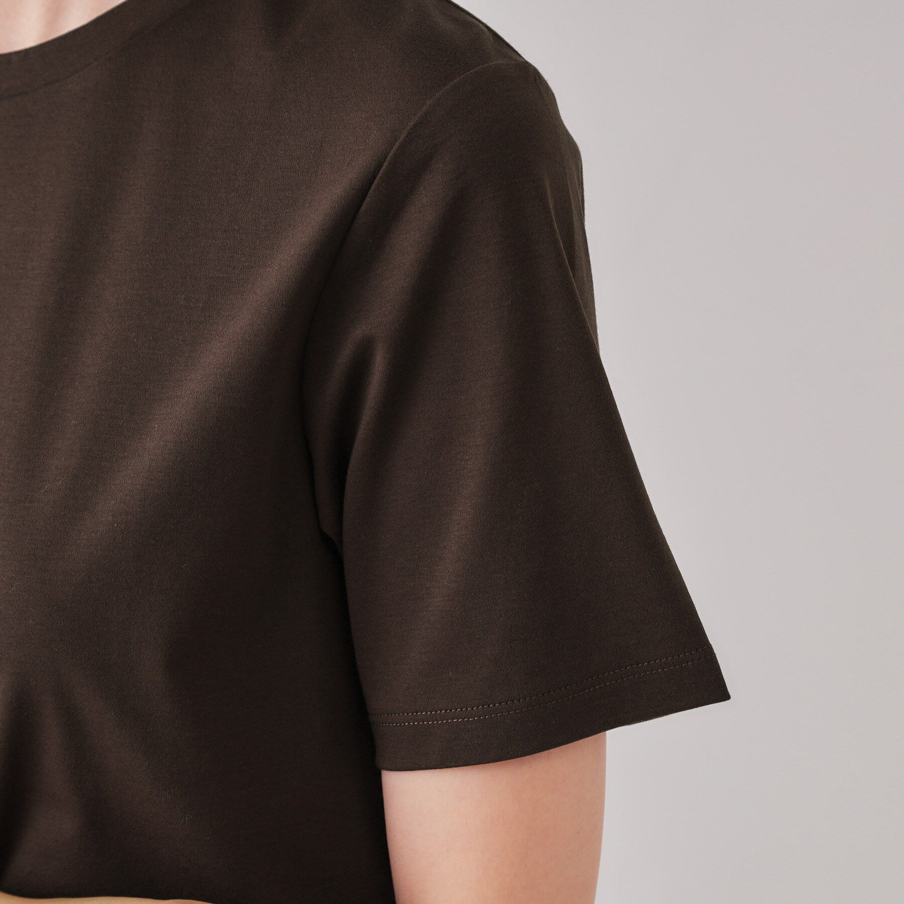 OPAQUE.CLIP「《5色展開／SS-LLサイズ》ベーシックTシャツ【UV／接触冷感／洗濯機洗い可】」|Tシャツ・カットソー|