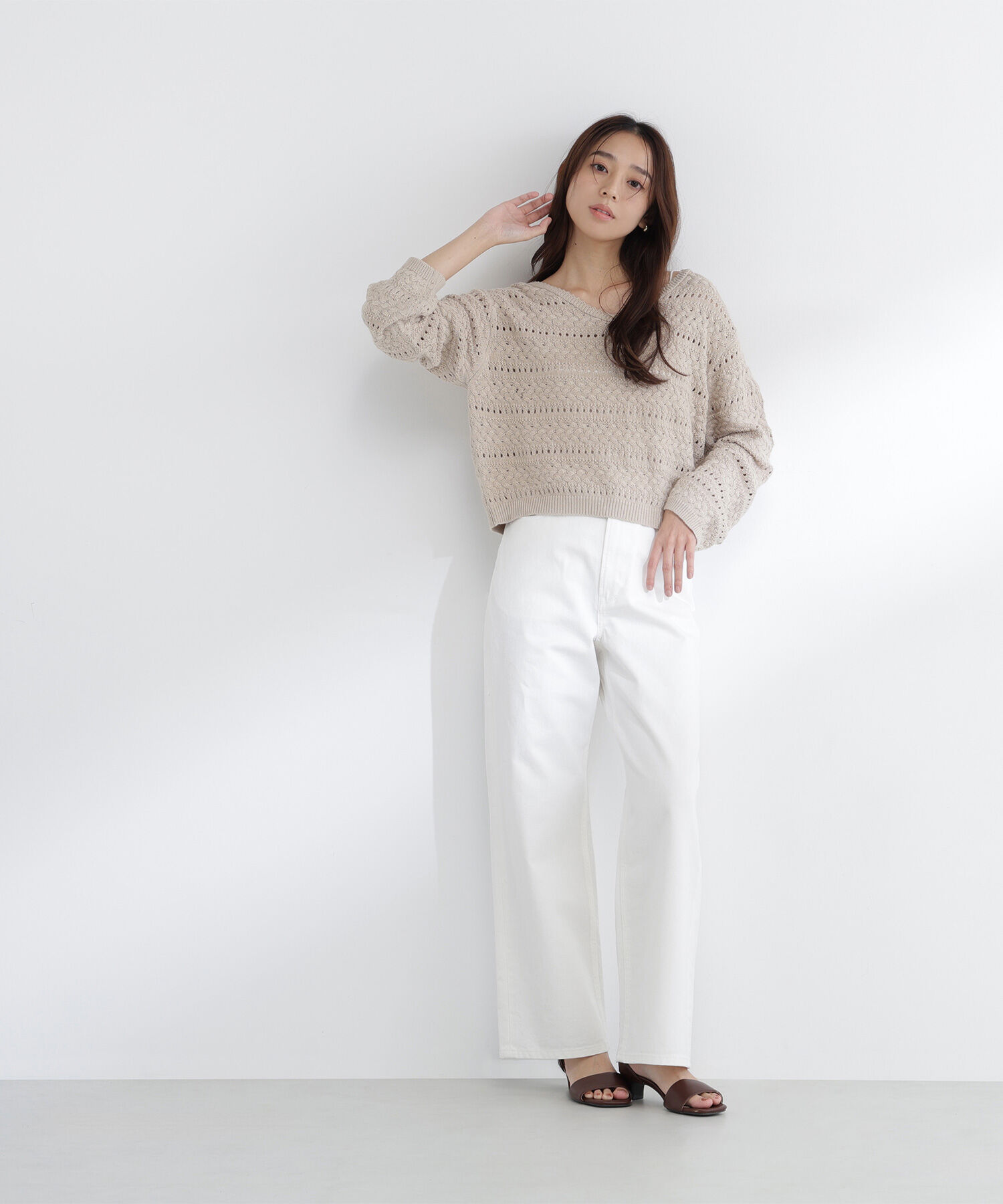  「ワイドストレートデニムパンツ」|その他|