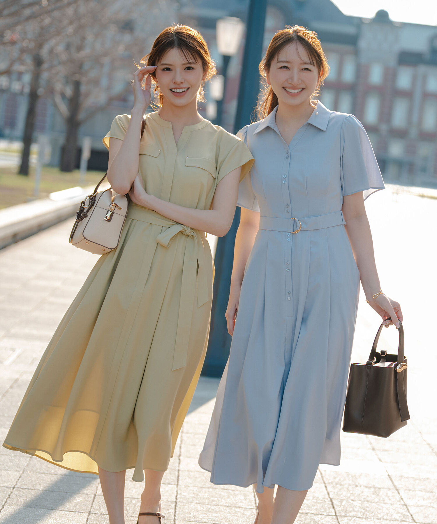  「&ldquo;初めまして&rdquo;がうまくいく好印象ワンピース」|ワンピース|ブルー