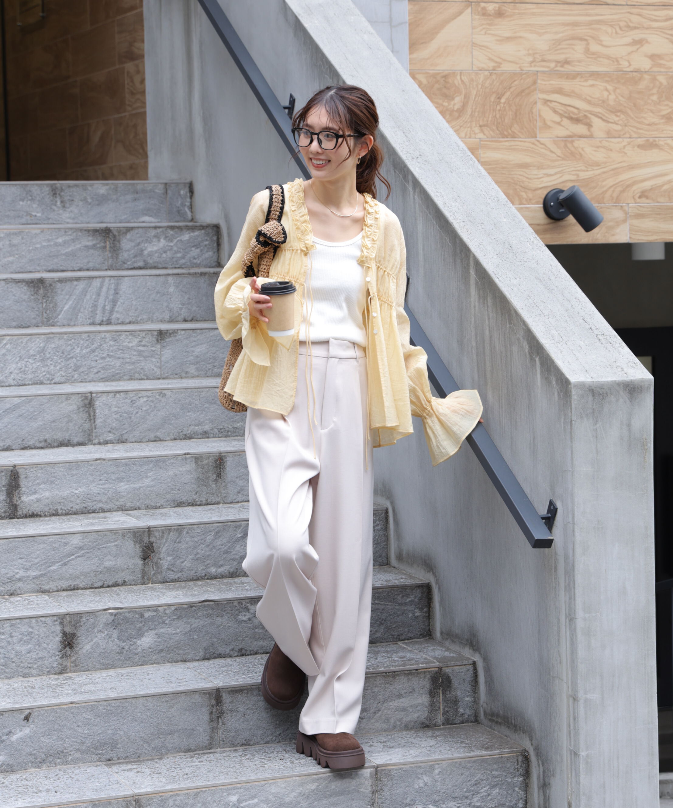  「ﾜﾝﾀｯｸﾜｲﾄﾞﾊﾟﾝﾂ[切らずに履ける身長別ｻｲｽﾞ/低身長/高身 」|その他|