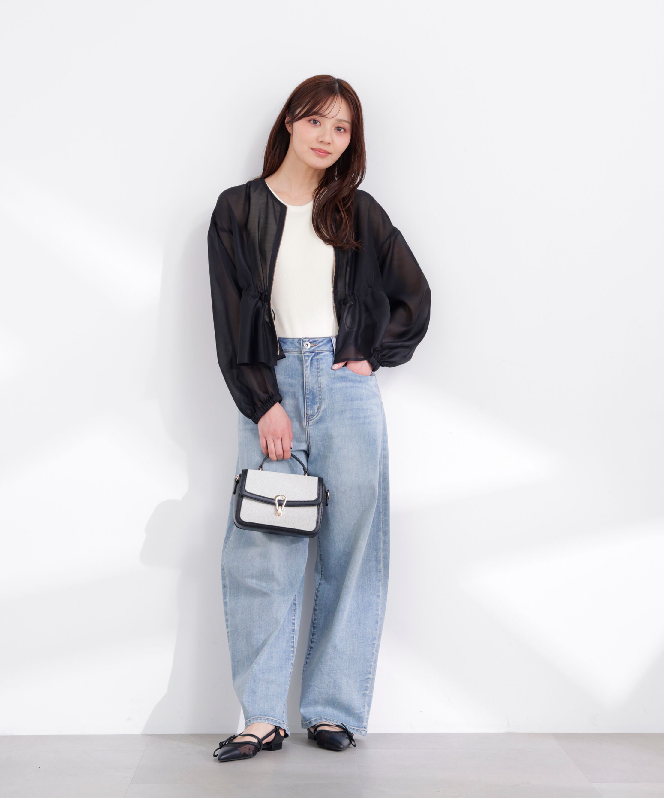 PROPORTION BODY DRESSING「〈a/mie〉カーブデニムパンツ　26SS」|その他|
