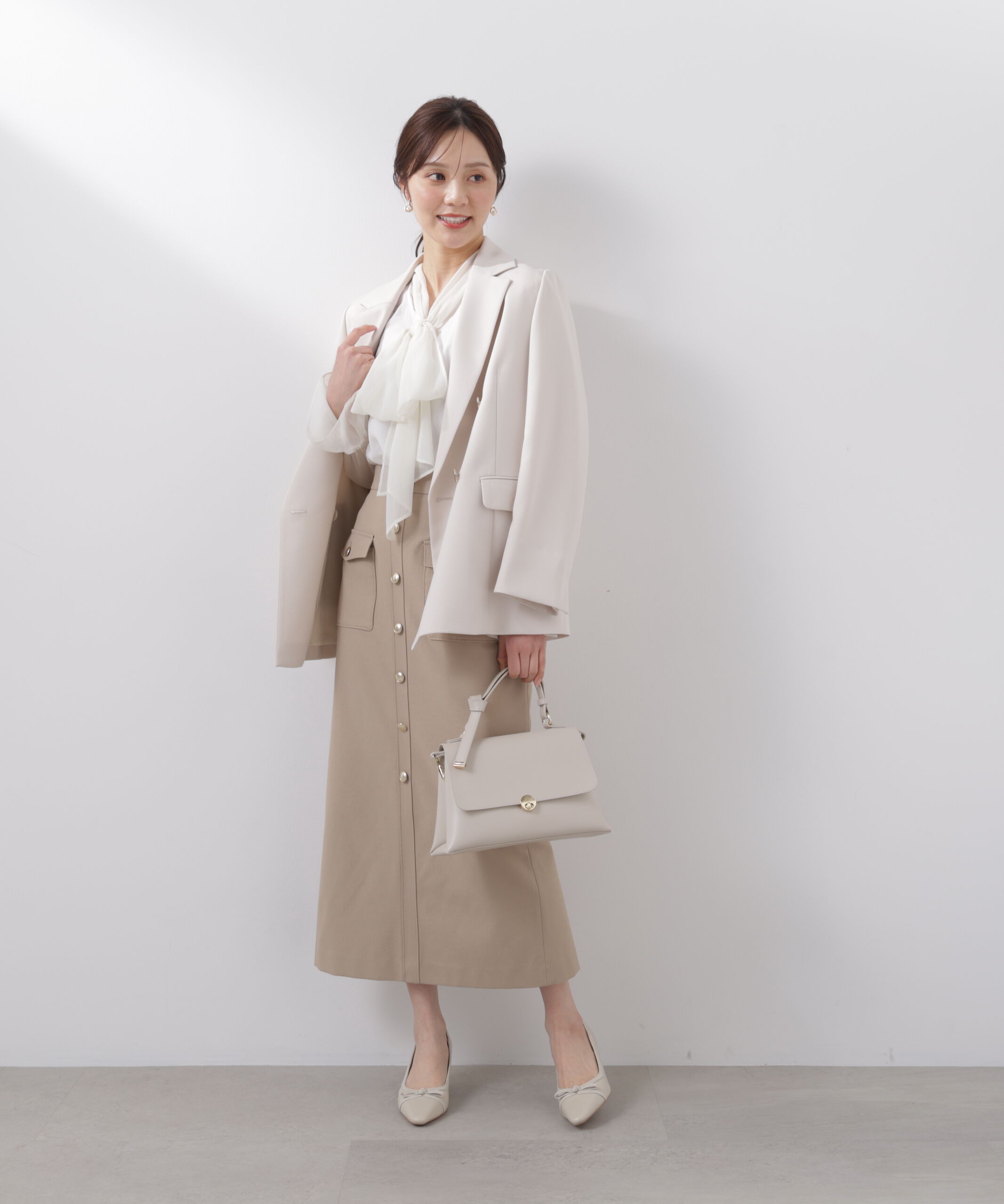PROPORTION BODY DRESSING「ビッグリボンブラウス　26SS」|シャツ・ブラウス|