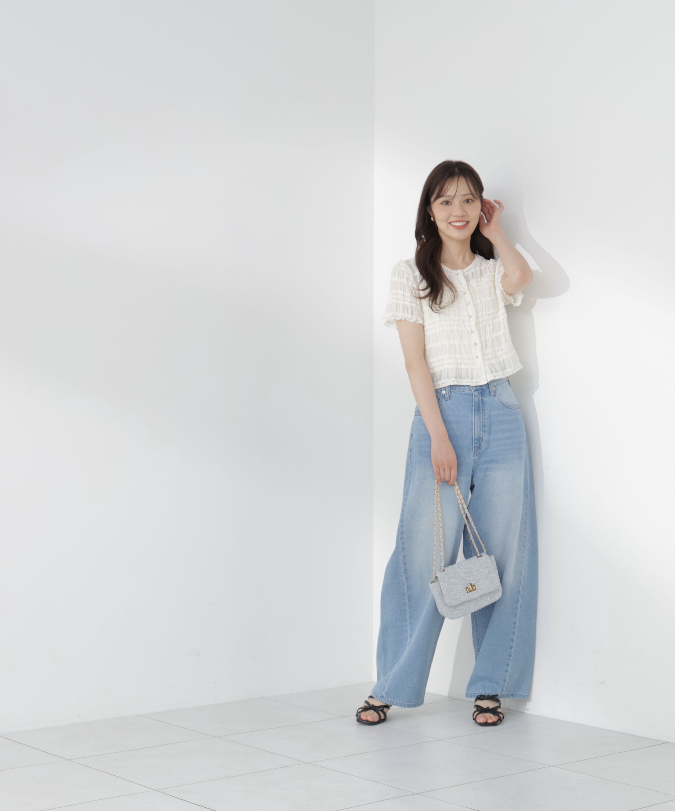 PROPORTION BODY DRESSING「〈a/mie〉ワイドバレルパンツ 26SS」|その他|