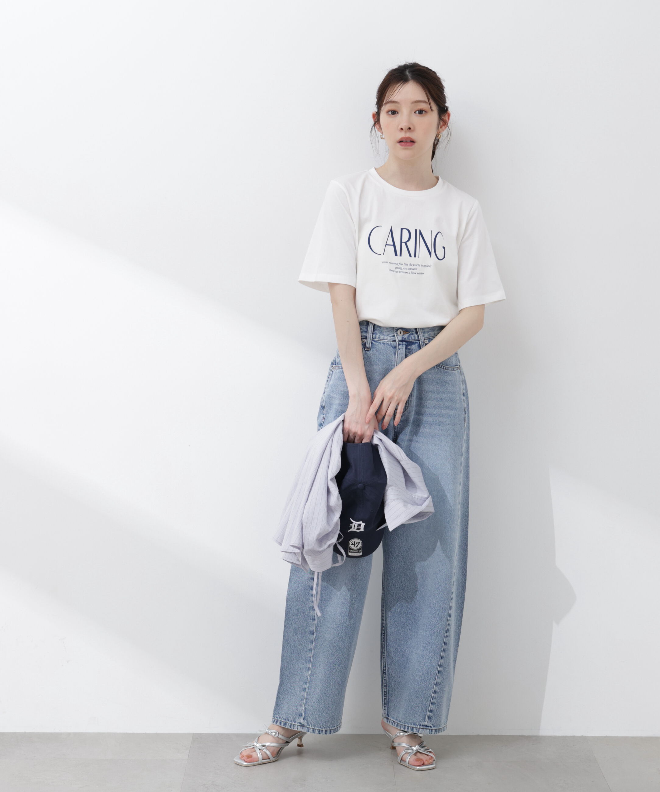 PROPORTION BODY DRESSING「〈a/mie〉ワイドバレルパンツ 26SS」|その他|ブルー②1