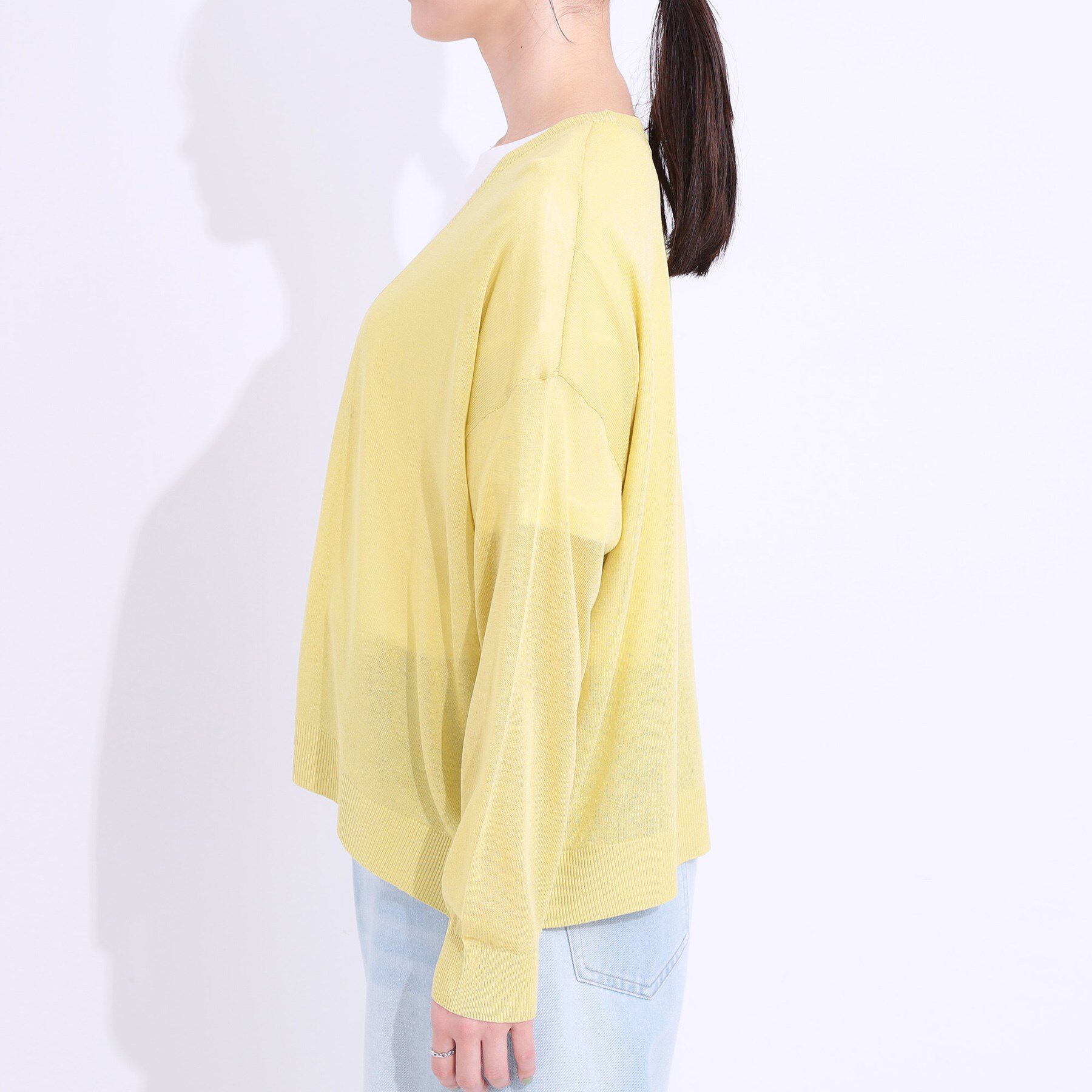 SHOO･LA･RUE「【洗える/S-LL】ナチュラル感が上品 サッと羽織れるカーディガン」|カーディガン|