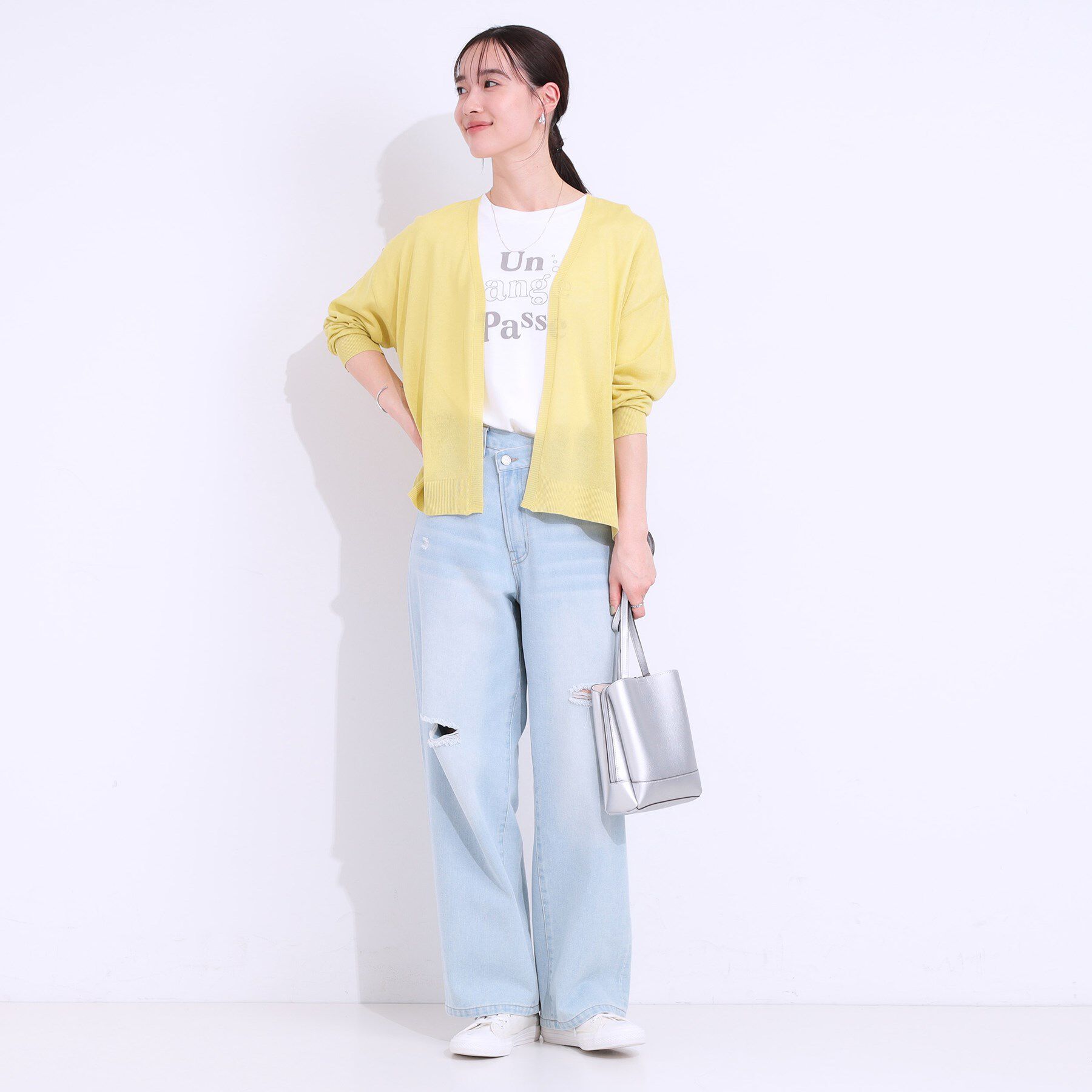 SHOO･LA･RUE「【洗える/S-LL】ナチュラル感が上品 サッと羽織れるカーディガン」|カーディガン|