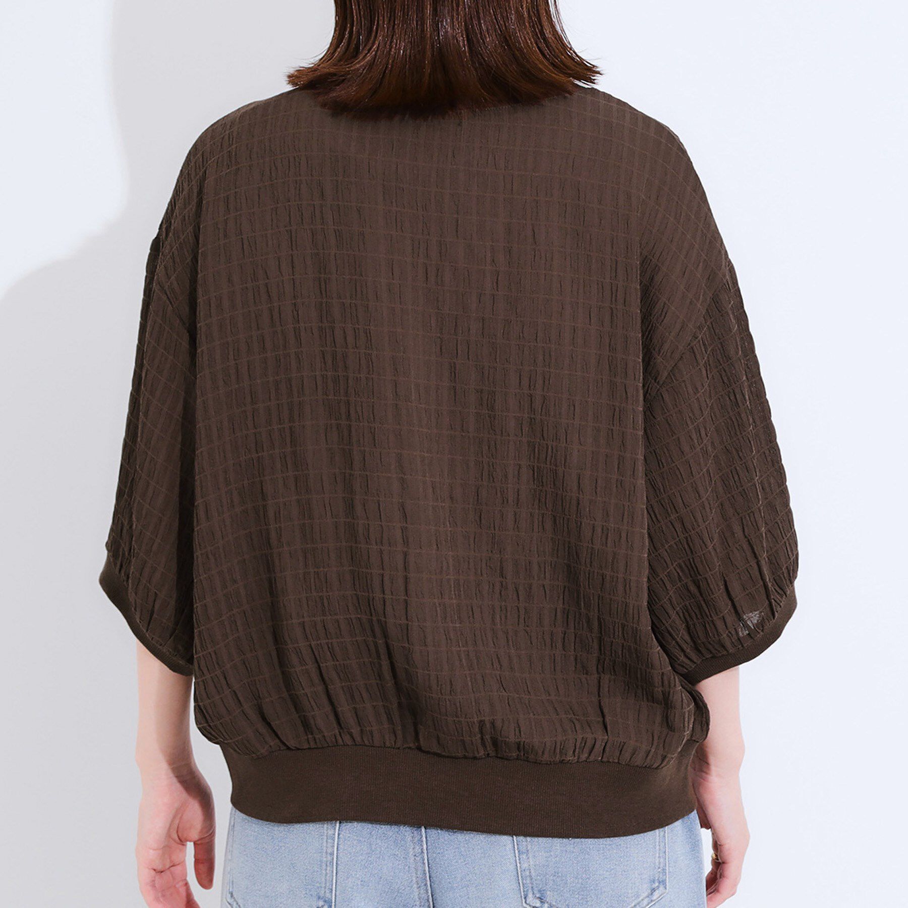 SHOO･LA･RUE「【S-LL】ふわっとしたフォルムが魅力 Vネックカーディガン」|カーディガン|