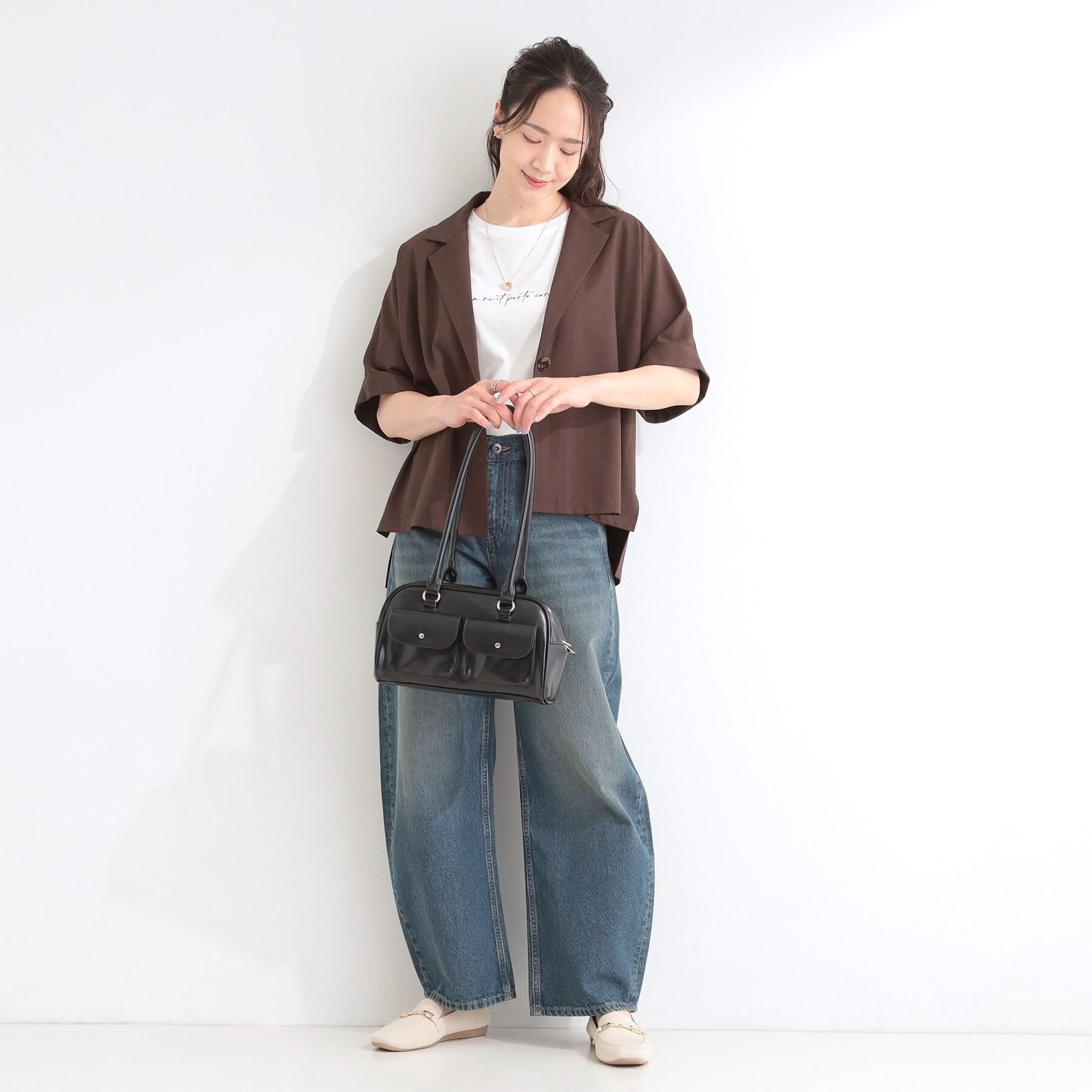 SHOO･LA･RUE「【SHOO・LA・RUE DENIM】ゆるっと決まる こなれカーブデニムパンツ」|デニム|