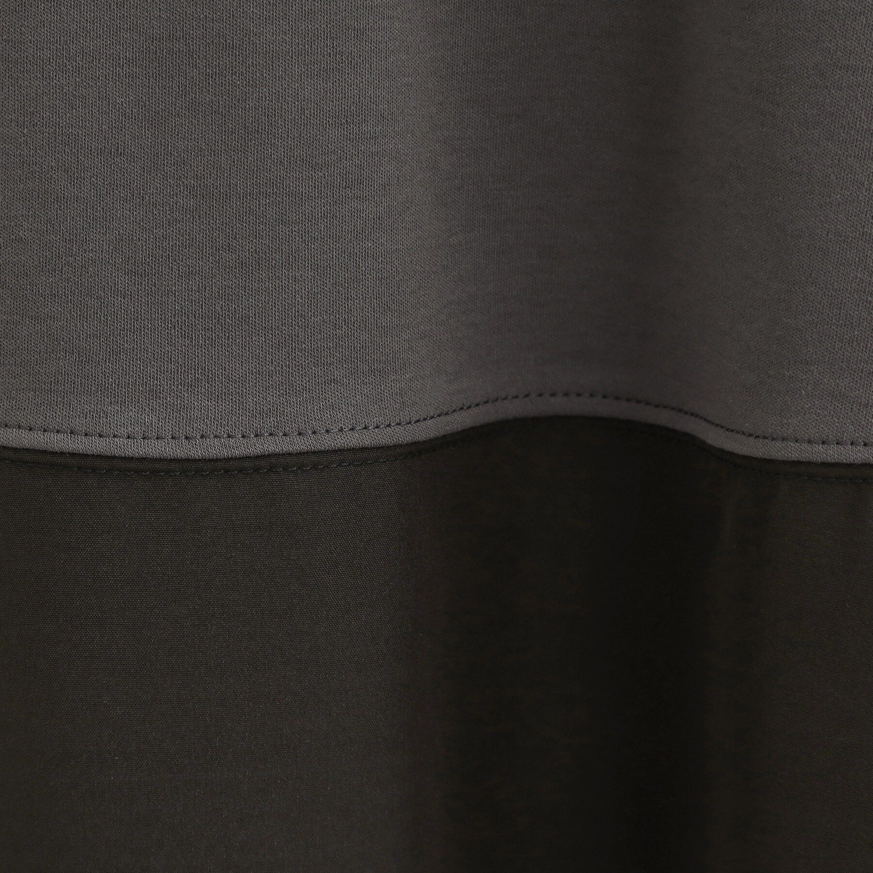 SHOO･LA･RUE「【ひんやり/UV/抗菌防臭】体型カバーも叶う　裾切り替えAライントップス」|Tシャツ・カットソー|