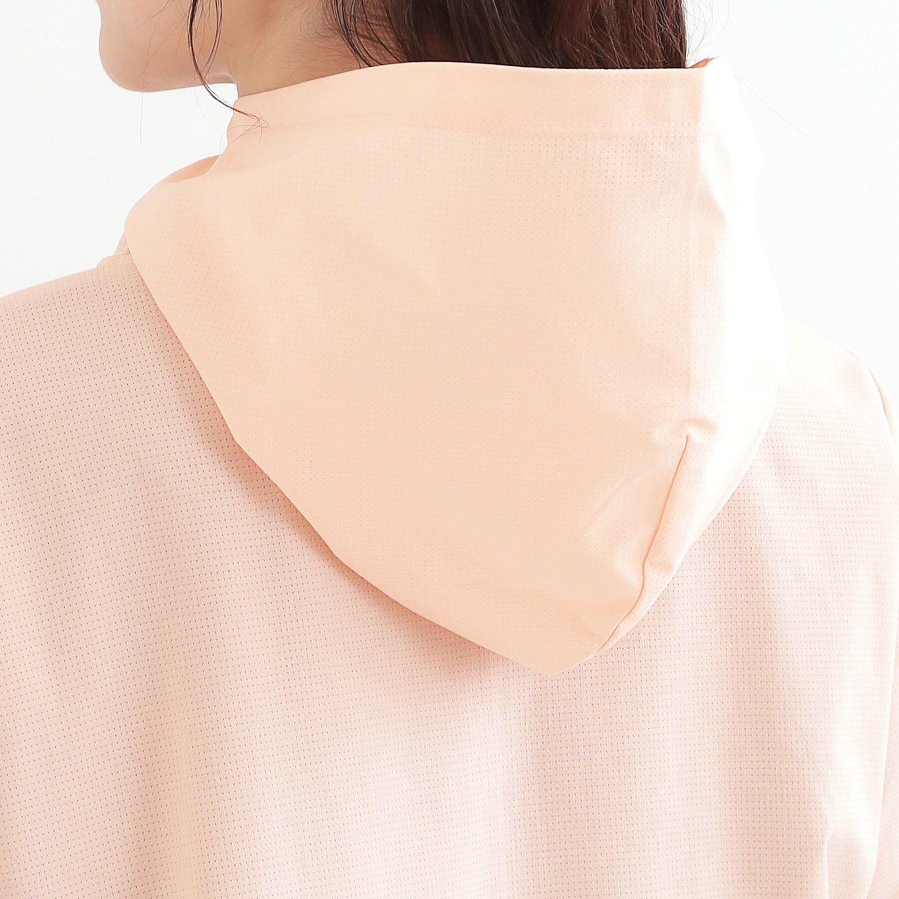 SHOO･LA･RUE「【ひんやり/S-LL/体型カバー】ペプラムフリルとゴールドパーツが女性らしい UVパーカ」|ブルゾン・スタジャン|