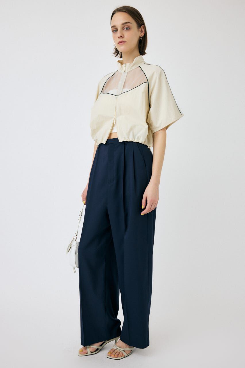 MOUSSY「PIPING HALF SLEEVE トラックジャケット」|その他|