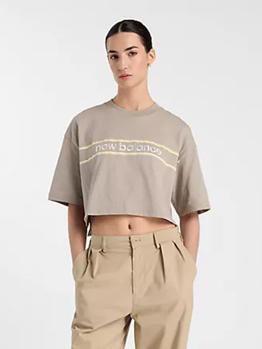 NEW BALANCE 「【New Balance for emmi】Athletics リニアロゴTシャツ」|Tシャツ・カットソー|