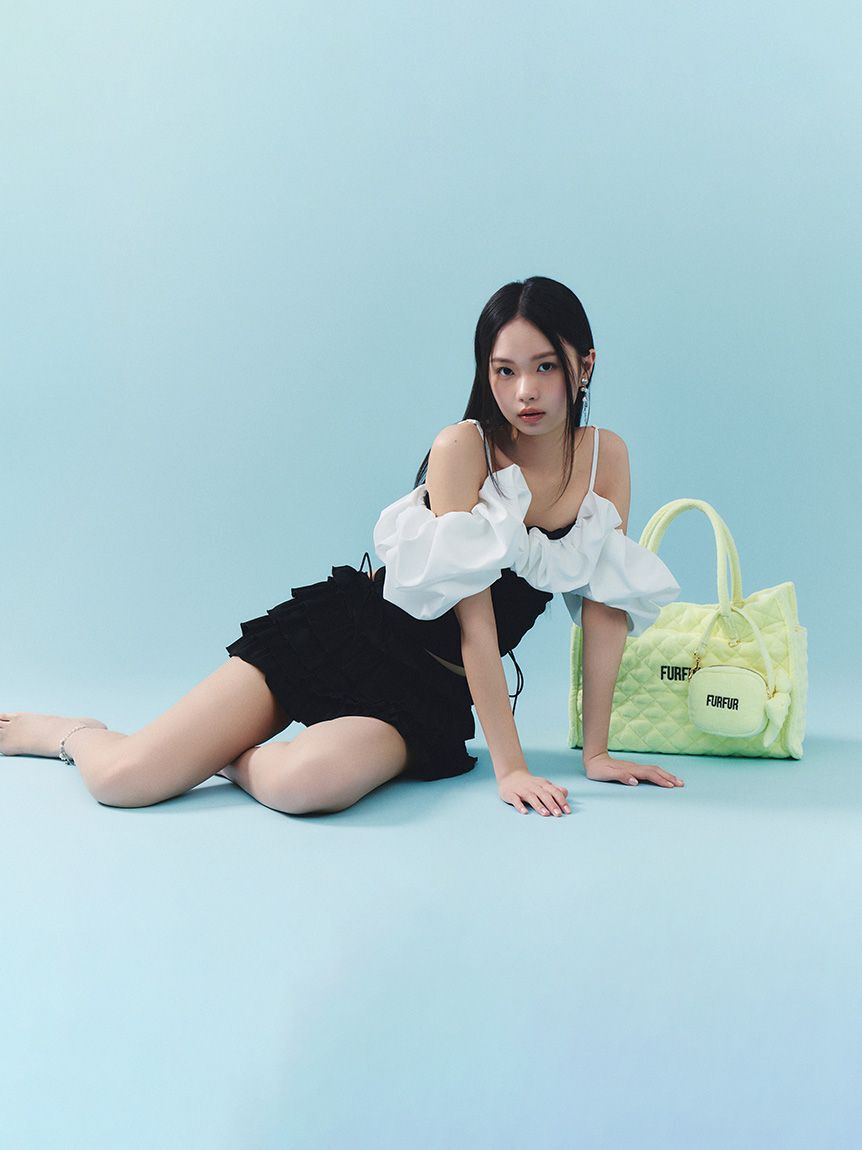 FURFUR「【WEB限定カラー】フリルオフショルセットスウィムウェア」|その他|