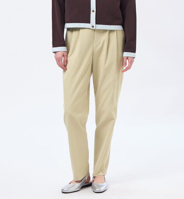 MACKINTOSH PHILOSOPHY「【LEEweb/蛯原友里さん着用】【MP STANDARD TROUSERS 002 SLIM FIT】DRY OXFORD製」|スラックス|イエロー