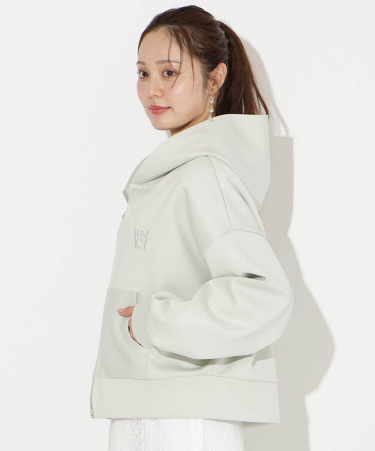 WILLSELECTION「ダブルZIPオーバーサイズパーカー」|パーカー|