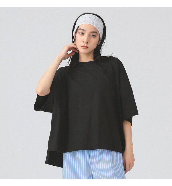 Ray BEAMS 「【別注】Champion / Short Sleeve T-Shirt」|Tシャツ・カットソー|BLACK