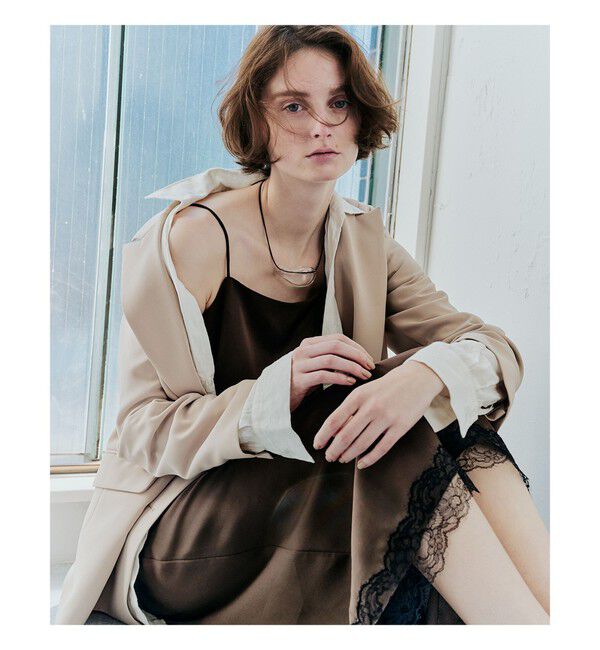 Demi-Luxe BEAMS 「リバーレース キャミソール ワンピース」|ワンピース|