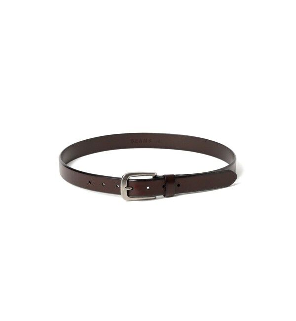 BEAMS「ヌメレザー ベルト」|ベルト|BROWN