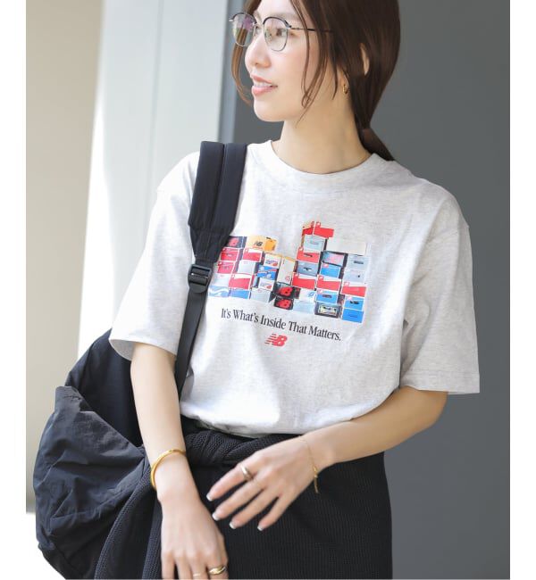 JOURNAL STANDARD relume「《WEB限定》【NEW BALANCE/ニューバランス】ボックスTシャツ」|Tシャツ・カットソー|