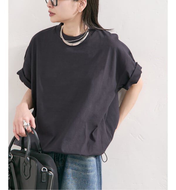 JOURNAL STANDARD「《追加》シャーリングＴシャツ」|Tシャツ・カットソー|ブラック A