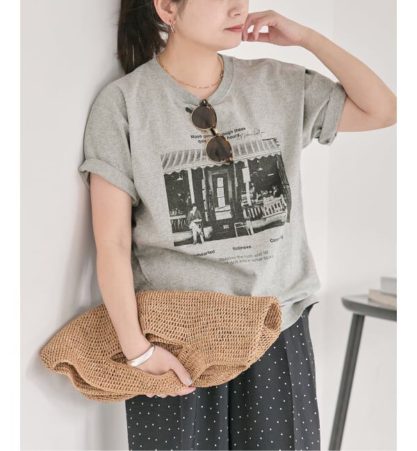 JOURNAL STANDARD「汗ジミ防止天竺プリントT」|Tシャツ・カットソー|
