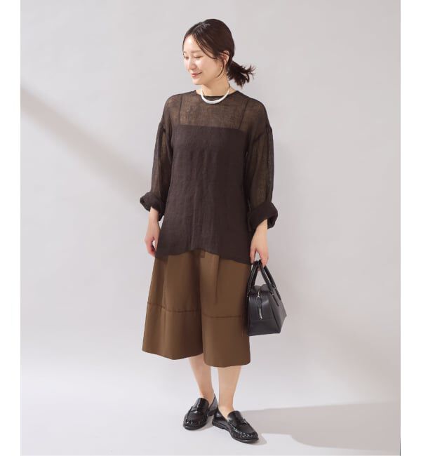 JOURNAL STANDARD「【osedit】 リネンメッシュ2WAY ブラウス」|シャツ・ブラウス|