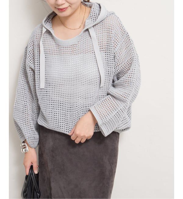 JOURNAL STANDARD「別注【ARMY TWILL/アーミーツイル】Cotton Mesh Hoodie」|ニット・セーター|
