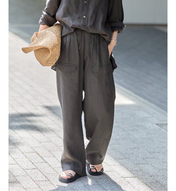 JOURNAL STANDARD「《予約》【TICCA / ティッカ】リネンカーゴパンツ」|カーゴ|