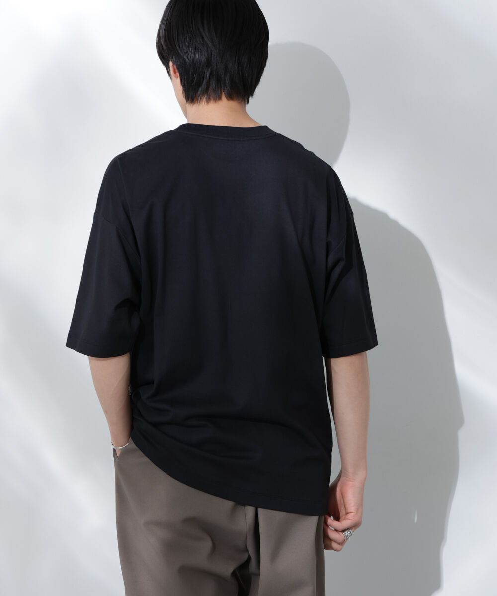 nano･universe「Anti Soaked(R)  汗染み防止 クルーネック ビッグシルエットTシャツ」|Tシャツ・カットソー|