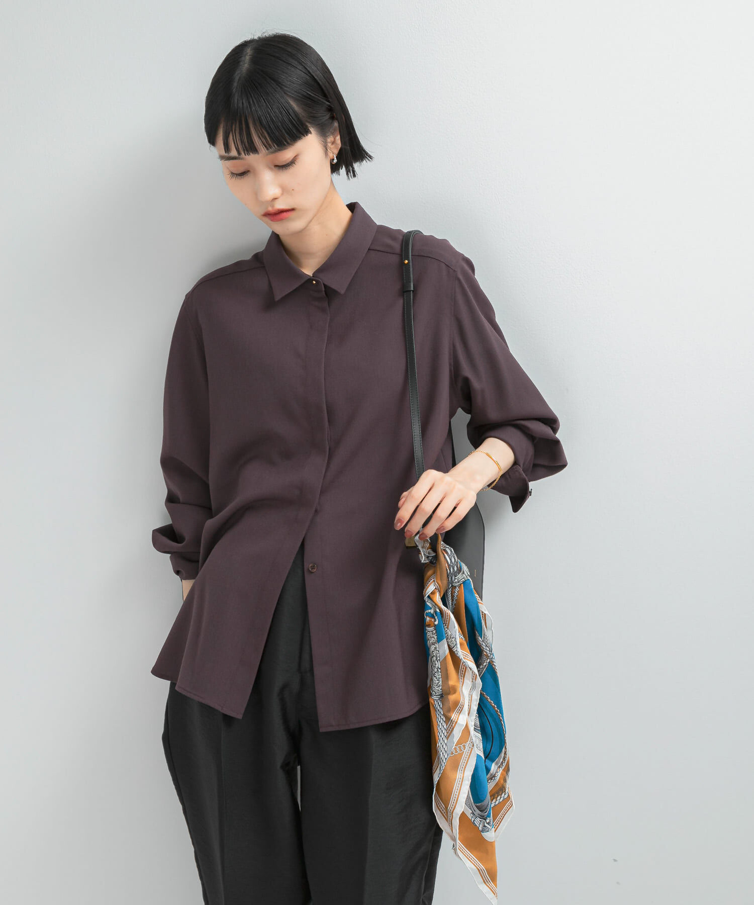URBAN RESEARCH ROSSO「イージーケアウーステッドシャツ」|シャツ・ブラウス|