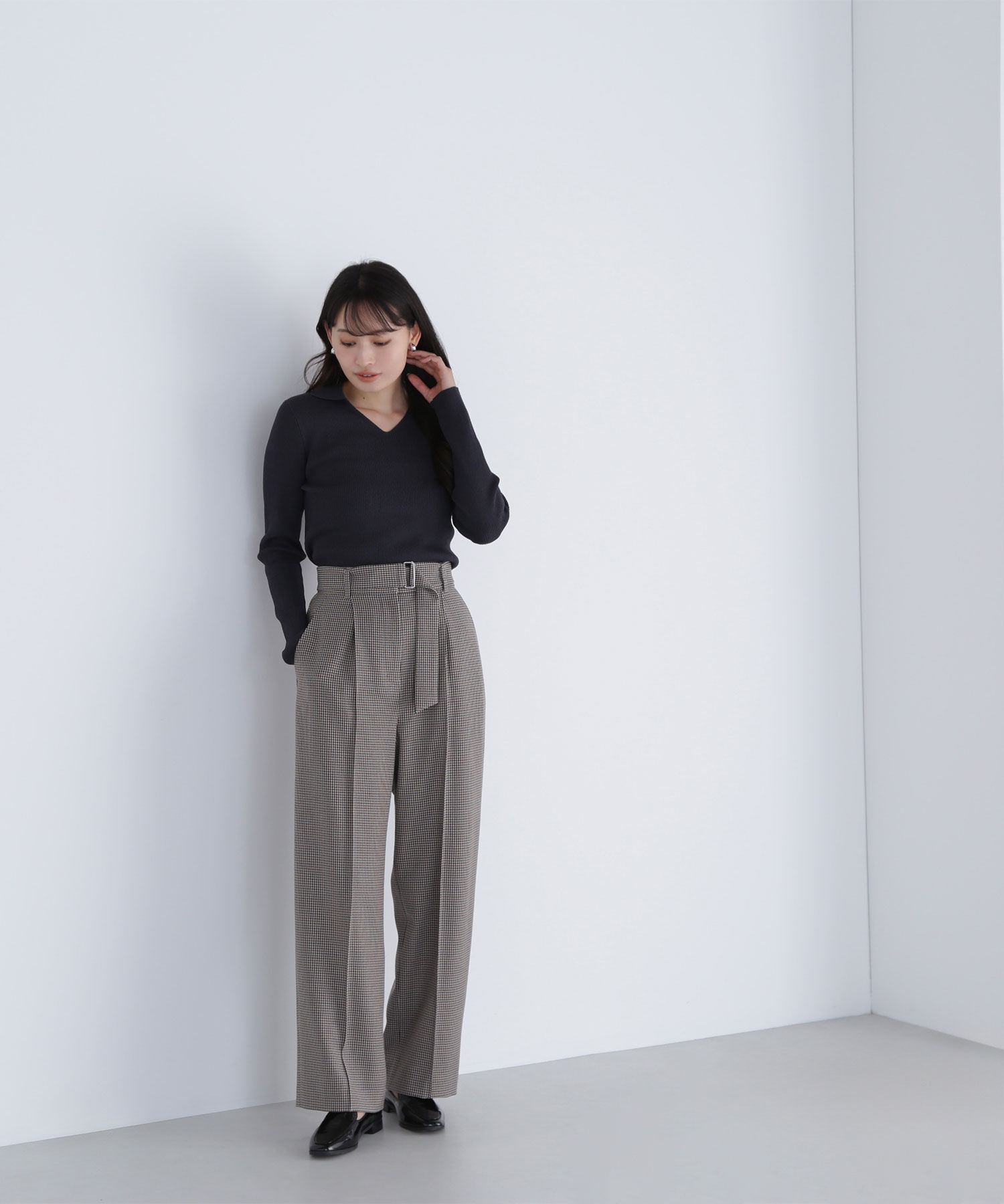  「コンパクトベスト セットアップ ワイドストレートパンツ」|その他|