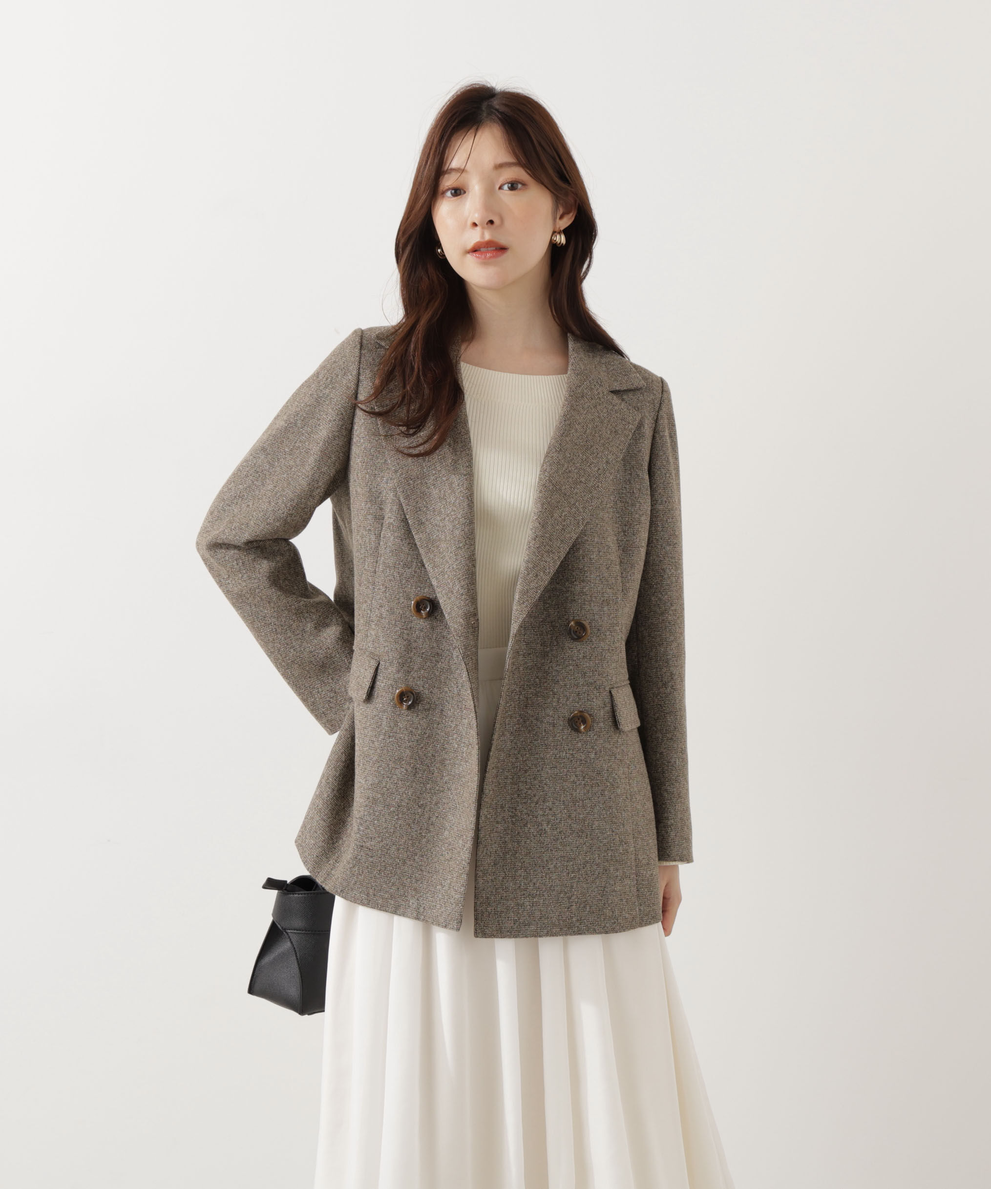 PROPORTION BODY DRESSING「＜ウォッシャブル＞フレアスリーブオフショルニット」|ニット・セーター|