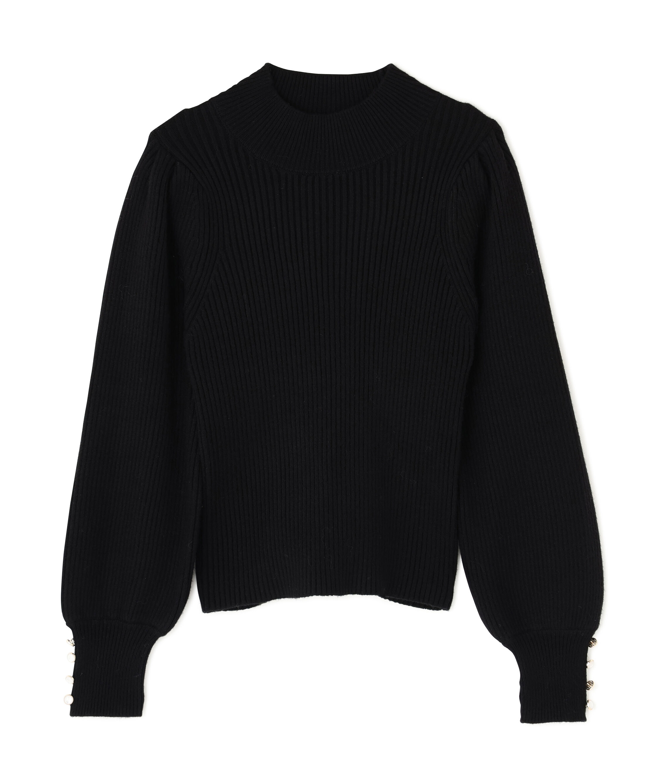 PROPORTION BODY DRESSING「＜ハンドウォッシャブル＞ハイネックボリュームスリーブニット 25AW」|ニット・セーター|