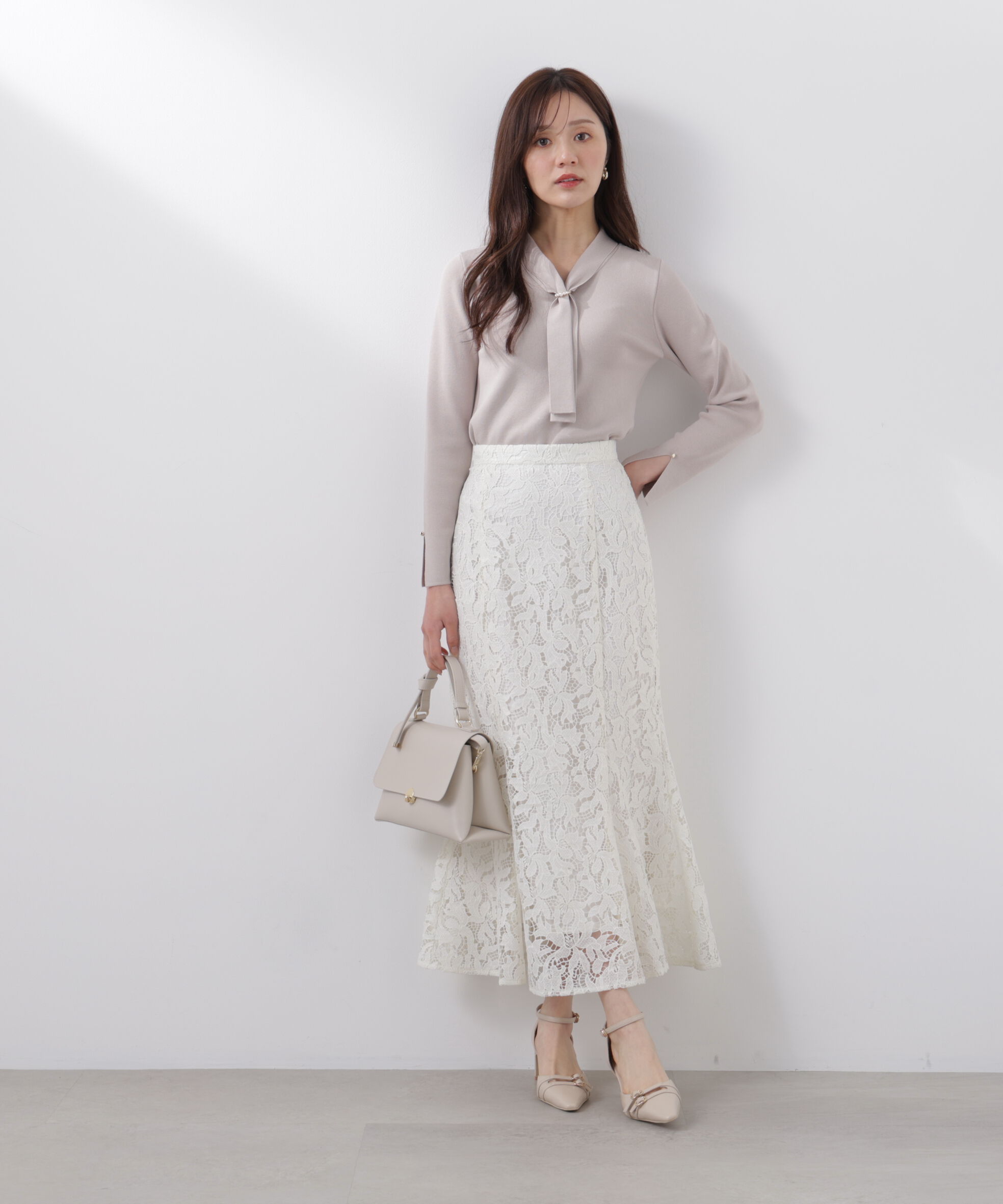 PROPORTION BODY DRESSING「レースマーメイドスカート　26SS」|スカート|