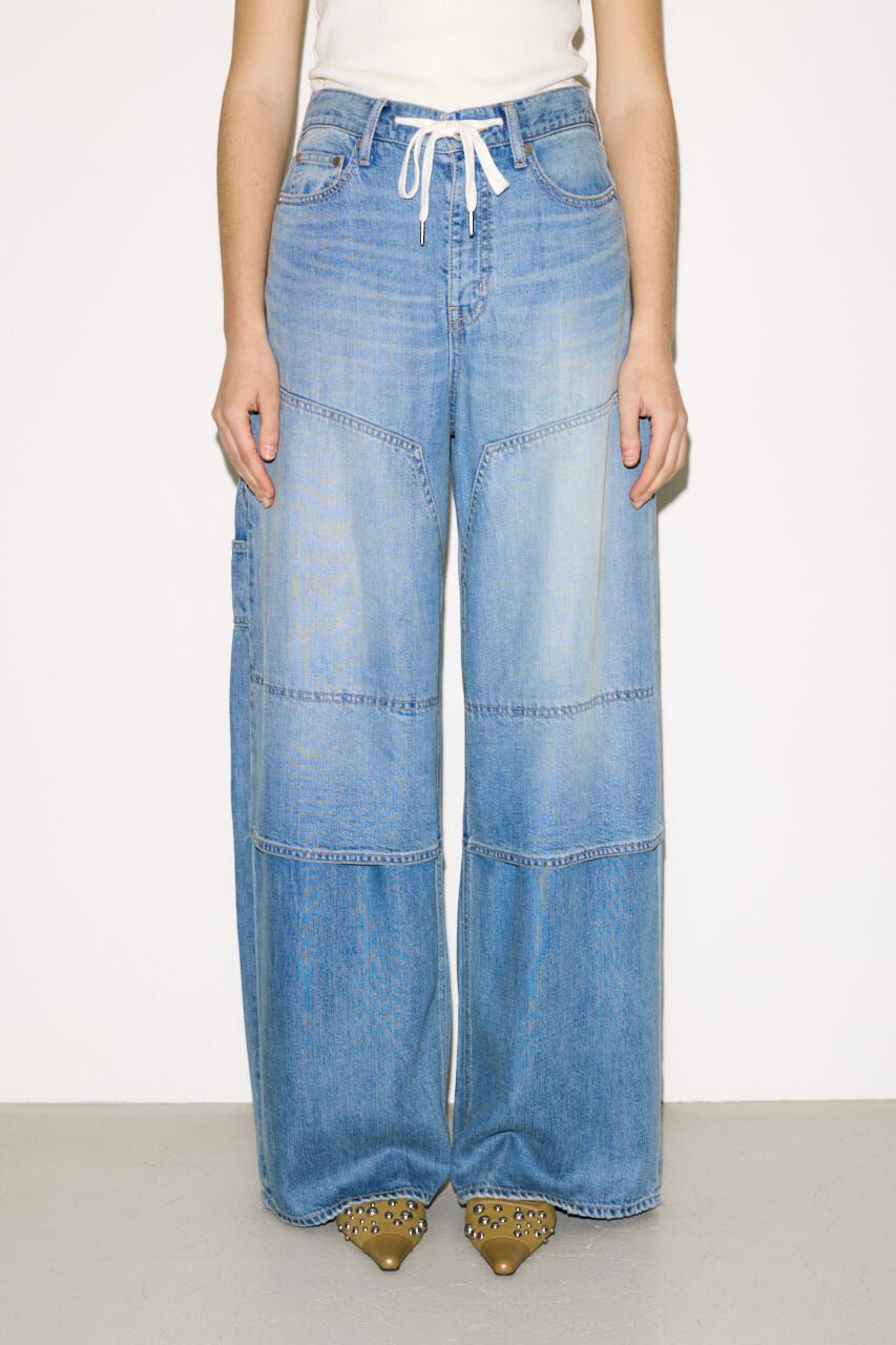 SLY「PAINTER TENCEL（TM）WIDE PT-AB」|デニム|L/BLU1