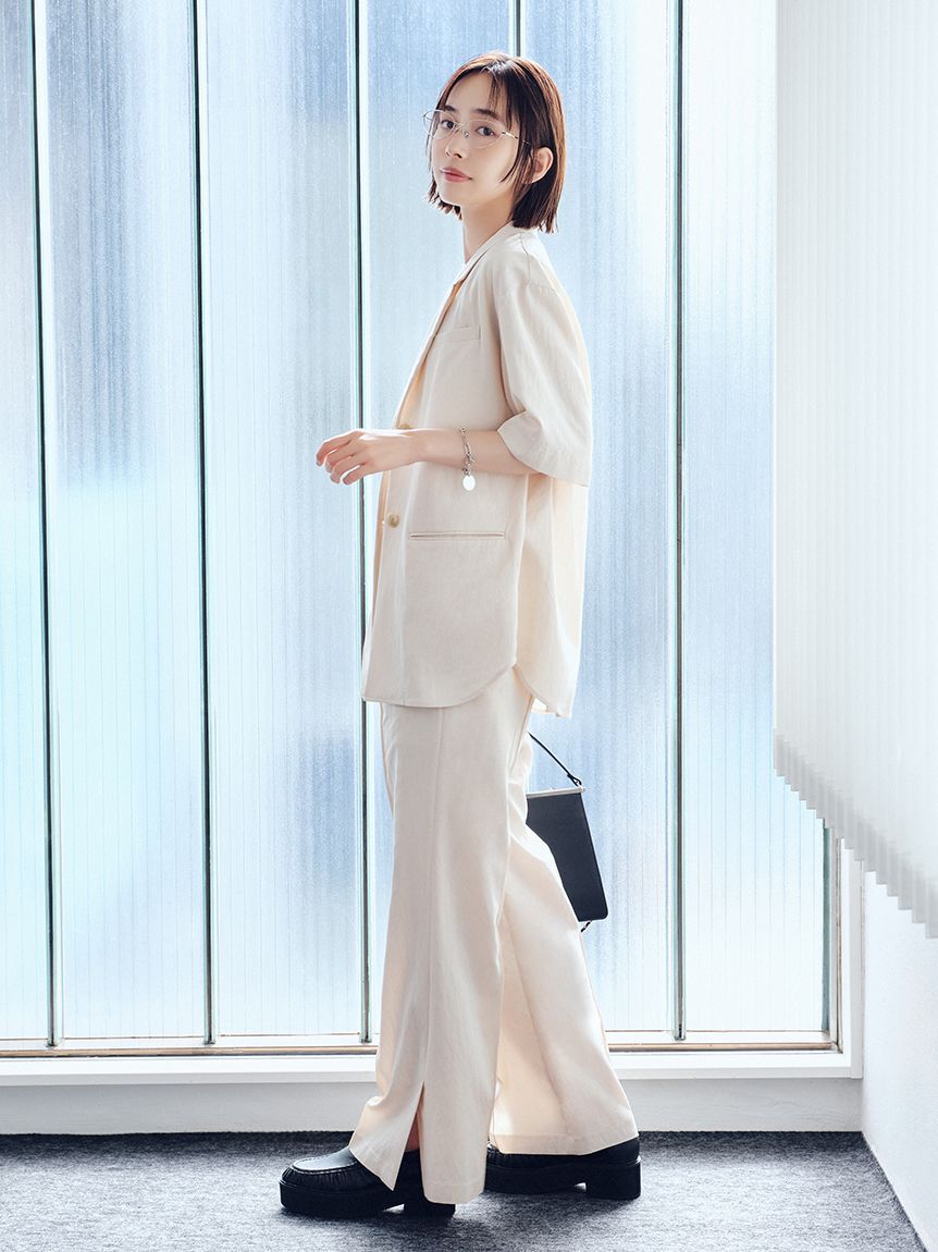 Mila Owen「【MILA PANTS】【UVカット】【接触冷感】イージーパンツ」|チノ|