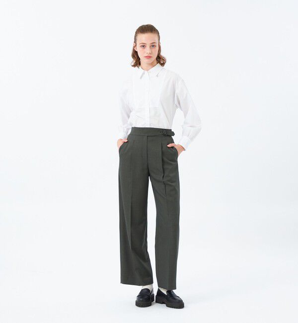 MACKINTOSH PHILOSOPHY「ハイカウントグルカパンツ」|スラックス|