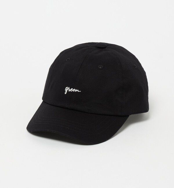 UNITED ARROWS green label relaxing「green ロゴキャップ / キッズ  」|キャップ・キャスケット|BLACK