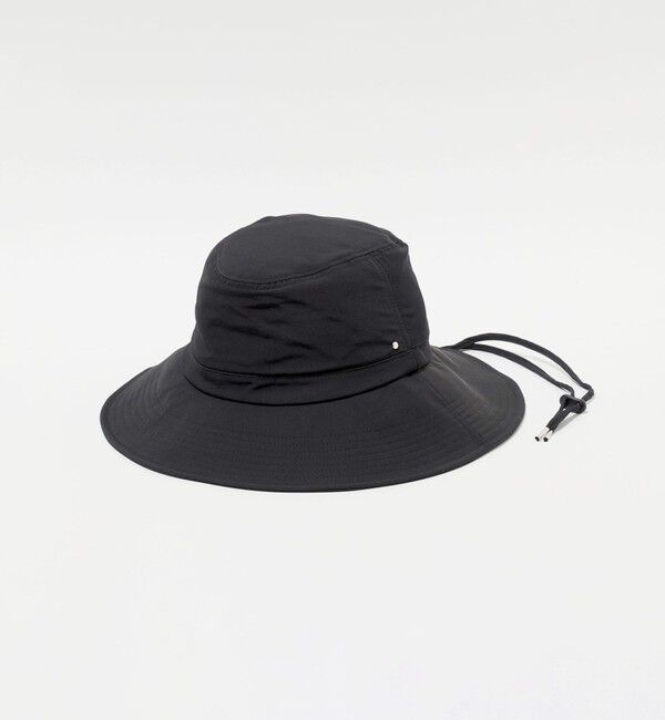 UNITED ARROWS green label relaxing「ワイドブリムハット UVカット」|ハット|BLACK