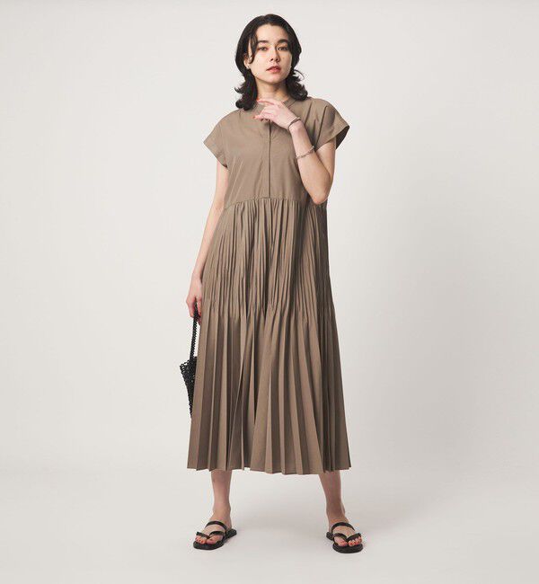 UNITED ARROWS green label relaxing「【結論シリーズ】全方位映えプリーツワンピ［size SHORT/TALLあり］」|ワンピース|