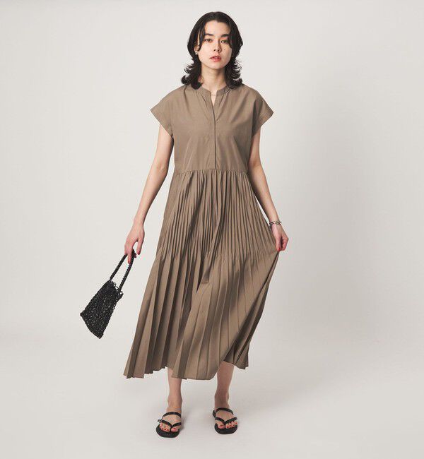 UNITED ARROWS green label relaxing「【結論シリーズ】全方位映えプリーツワンピ［size SHORT/TALLあり］」|ワンピース|