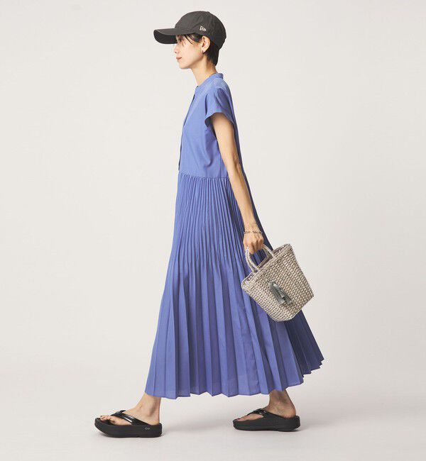 UNITED ARROWS green label relaxing「【結論シリーズ】全方位映えプリーツワンピ［size SHORT/TALLあり］」|ワンピース|