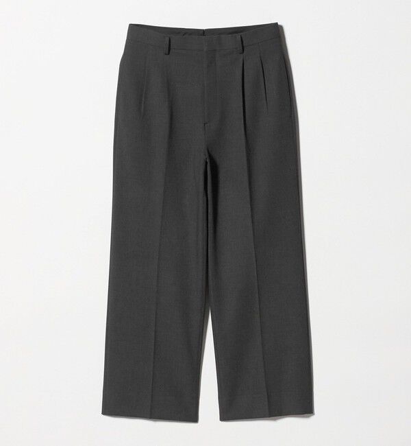 BEAUTY&YOUTH UNITED ARROWS「ダブル T/R 2プリーツ ボリューム スラックス NO.9 ウォッシャブル」|チノ|