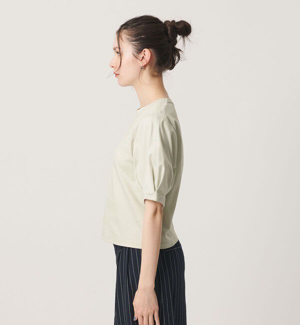 BEAUTY&YOUTH UNITED ARROWS「コットンスムース タック ショートスリーブ プルオーバー」|Tシャツ・カットソー|