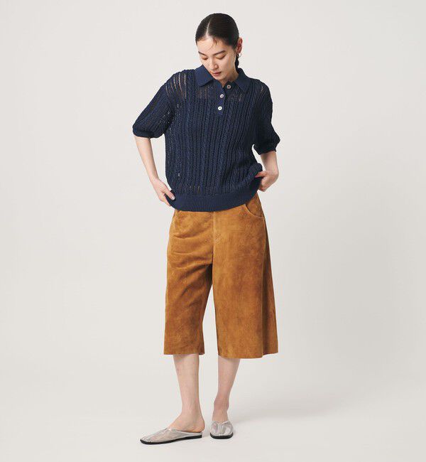 BEAUTY&YOUTH UNITED ARROWS「コットンメッシュ ケーブル ポロシャツ」|ニット・セーター|