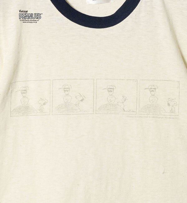 BEAUTY&YOUTH UNITED ARROWS「＜ST.JHONES 3RD CLUB＞PEANUTS リンガーTシャツ」|Tシャツ・カットソー|