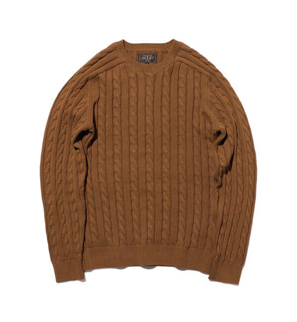 BEAMS PLUS「Crew Cable」|ニット・セーター|