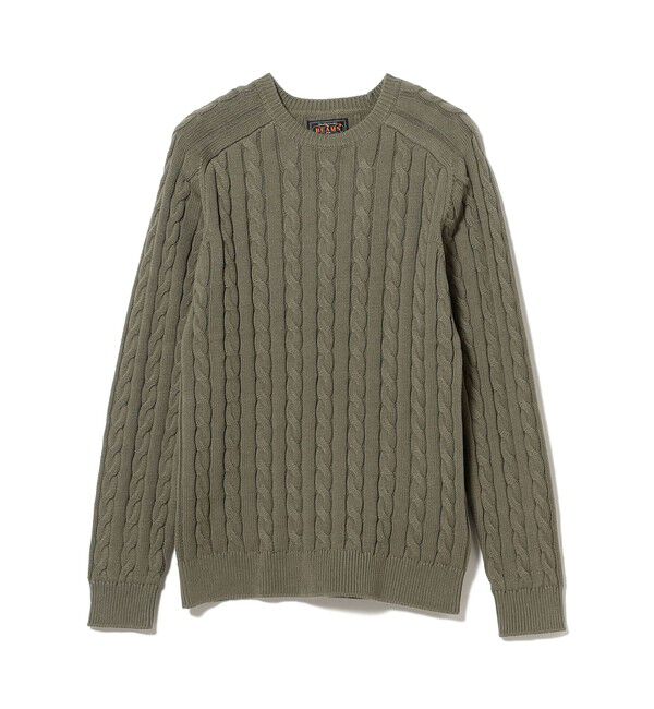 BEAMS PLUS「Crew Cable」|ニット・セーター|