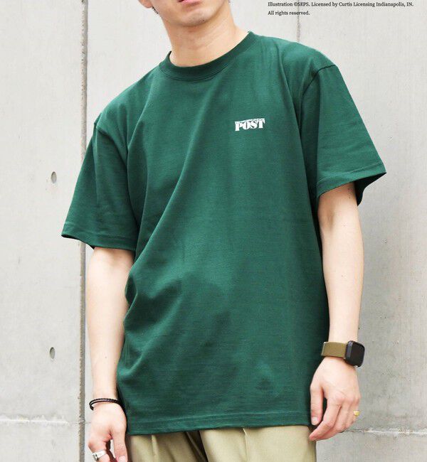 SHIPS any「SHIPS any: The Saturday Evening Post プリント Tシャツ◇」|Tシャツ・カットソー|